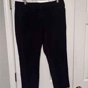 LOFT Black Women's Pants Curvy Skinny Ankle